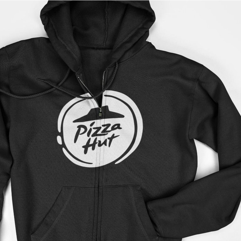 เสื้อแจ็คเก็ตมีฮู้ดมีซิป - โลโก้ Pizza Hut