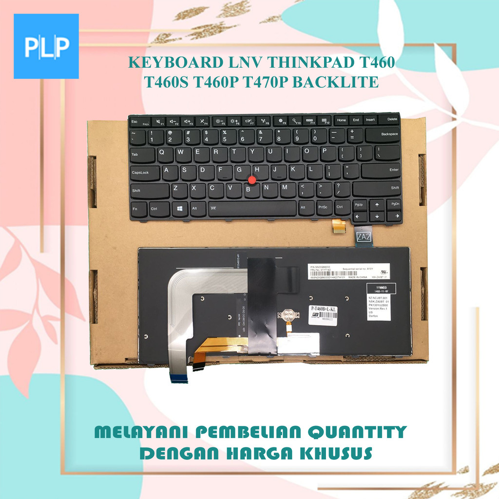 LNV Thinkpad t460 t460s t460p t470p คีย์บอร์ดเรืองแสง