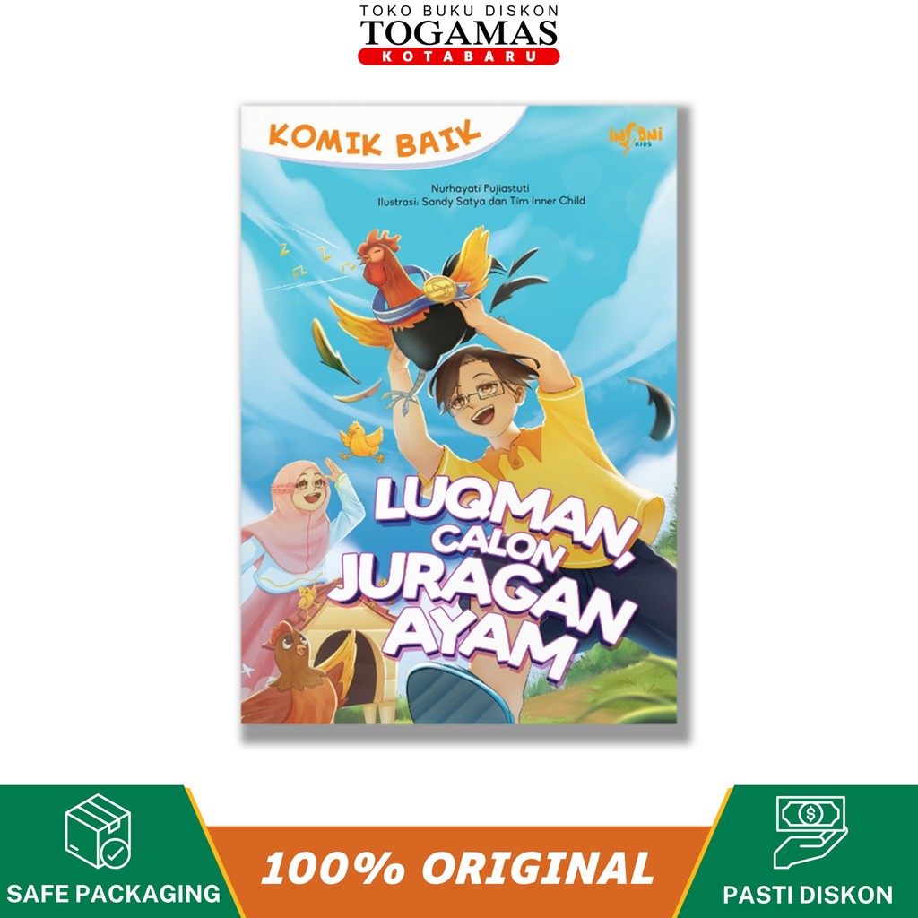 การ์ตูนดี: Luqman Calon Juragan Ayam - Nurhayati Pujiastuti - Gema Insani