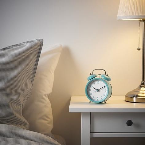 Hijau Id นาฬิกาปลุก/นาฬิกาปลุกสไตล์มินิมอล lK_PR Loud Unique Turquoise Green 10 cm H24s