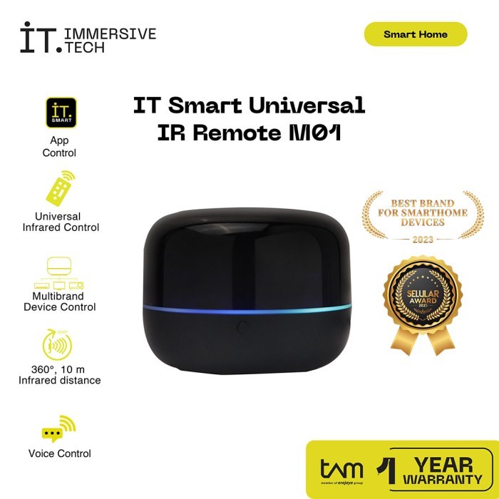 IT Smart Universal IR Remote M01 - RGB Wifi Remote สําหรับทีวี, AC