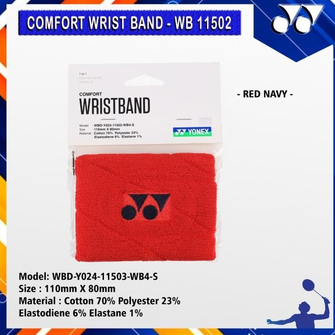 YONEX COMFORT WRISTBAND WB 11502 / WB11502 แพ็คเดียว