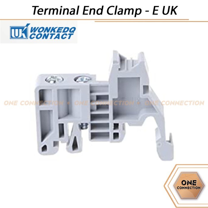 End Stopper Terminal Block E-UK สําหรับ Terminal UK Screw Terminal Block