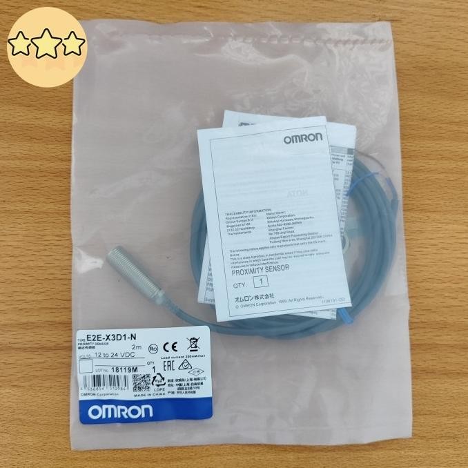 Proximity SWITCH E2E-X3D1-N เซ็นเซอร์ Omron E2EX3D1N E2E X3D1 N