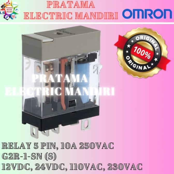OMRON RELAY G2R-1-SN (S) G2R1SN G2R 1SN 12VDC 24VDC 110VAC 230VAC