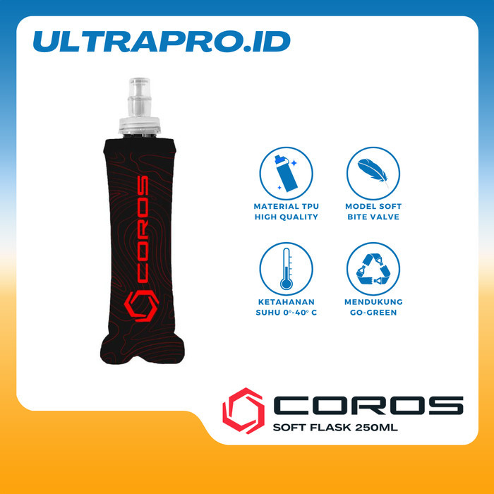 Coros Soft Flask 250Ml ขวดน้ําดื่มแบบพับได้