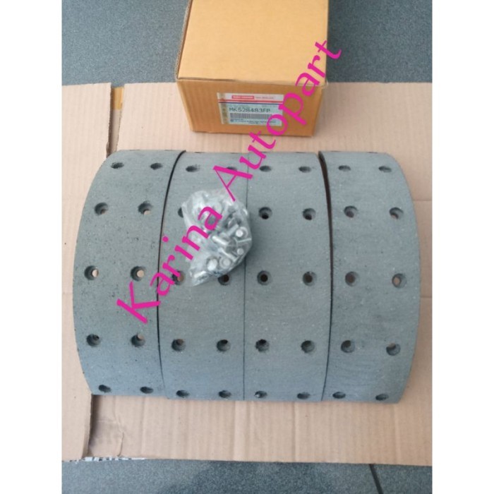 ซับในเบรค Lining ชุดซับใน canter 110ps 6 ยาง FE73 กว้าง 75 มม. Original KTB MK528483เอฟพี