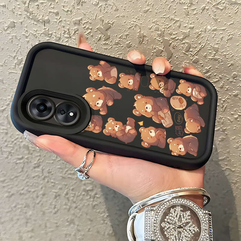 ปลอก Hp Untuk OPPO A18 A38 A17 A17K A16 A16s A16k A16e A15 A15s A35 A54s A2x กรณีปลอก HP Kesing grou