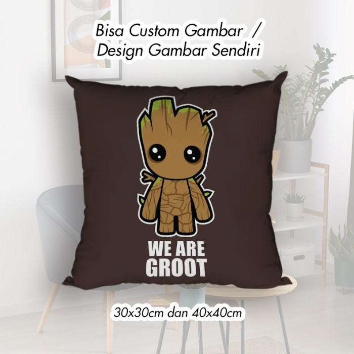 หมอนตกแต่ง / หมอนโซฟา / หมอนสี่เหลี่ยม - Im Groot 001 / Groot