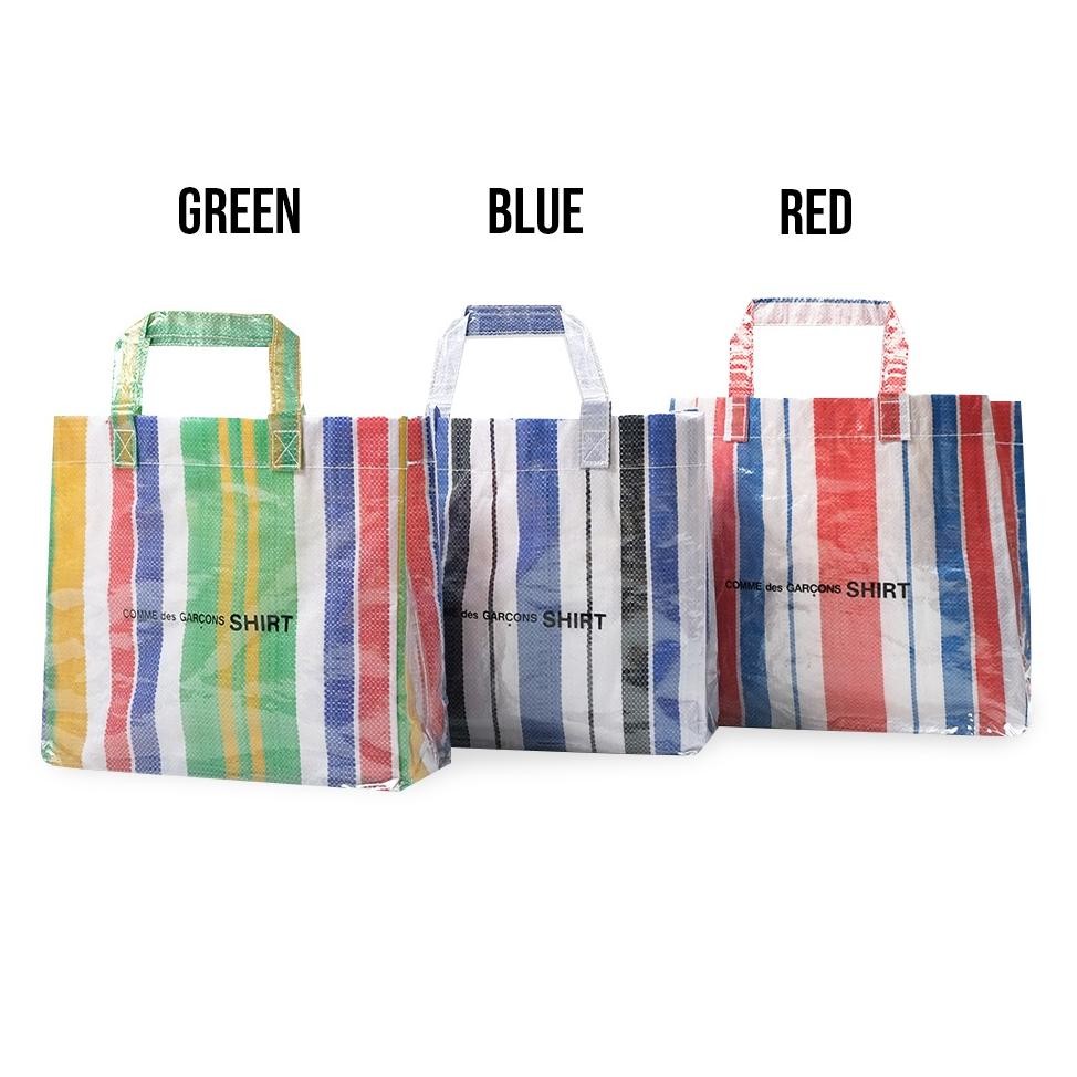 ORIGINAL CDG SHIRT PVC Picnic Sheet Tote Bag er-6