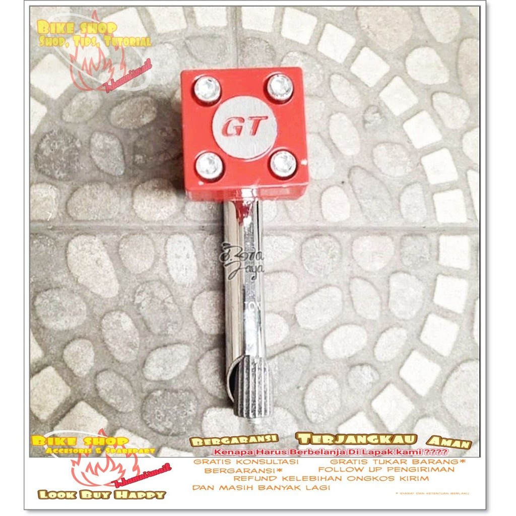 MERAH STEM - HANDLEBAR POLE สําหรับ GT 21.1 RED BMX BIKE MTB BMX Bike