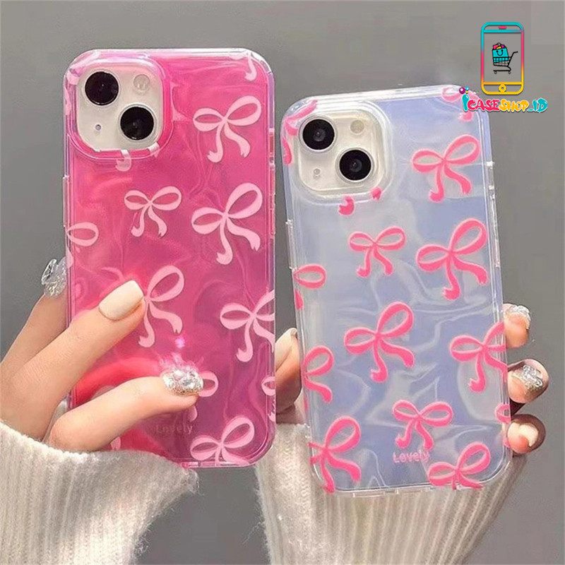 IC5772 SS999 ฝาครอบซิลิโคน AESTHETIC BOWS COMPATIBLE สําหรับ REALME 5 5i 6 7 8 9i 10 11 13 PRO C1 C2