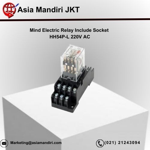 รีเลย์ไฟฟ้า Mind รวมซ็อกเก็ต Hh54P-L 220V Ac