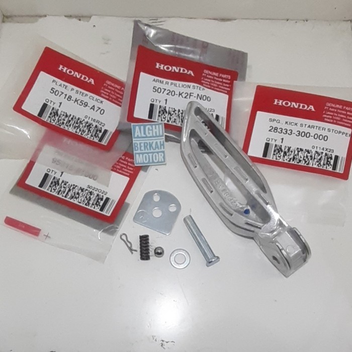 Scoopy K2F 2023 Right Step Package Original Honda 50720-K2F-N00