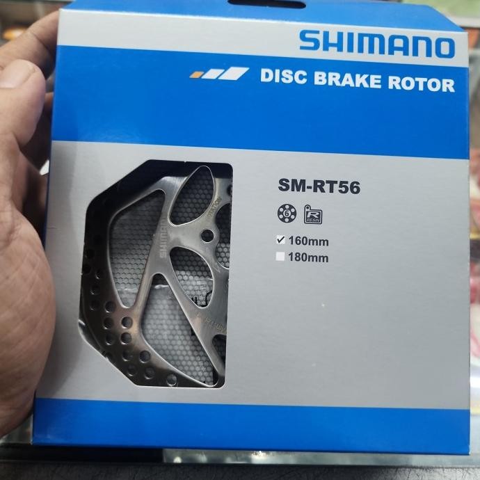 Shimano RT 56 160 sixball RT56S 6 Bolt โรเตอร์พร้อมกล่อง shimano ดั้งเดิม ดีที่สุด