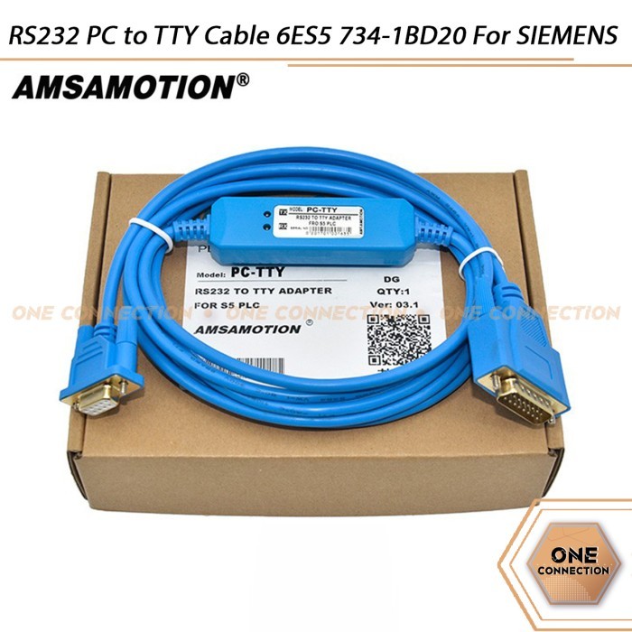 RS232 PC to TTY สาย PC-TTY 6ES5 734-1BD20 สําหรับ SIEMENS S5 PLC