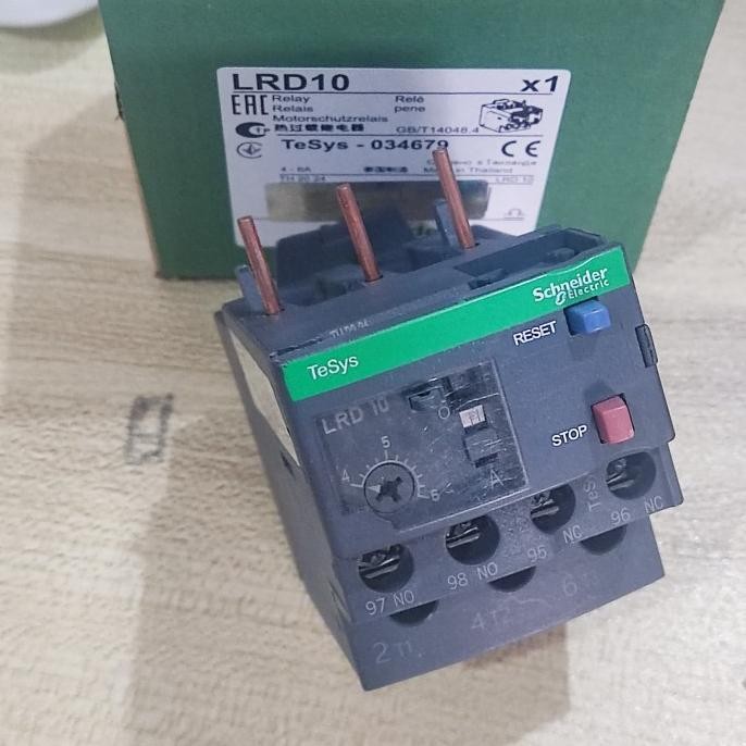 รีเลย์โอเวอร์โหลดความร้อน Lrd10 (4-6A) LRD 10