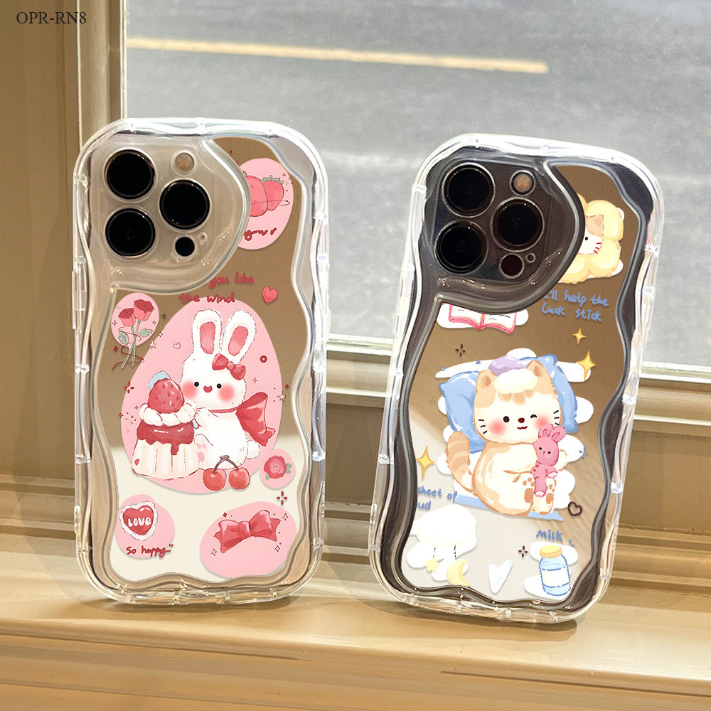 ปลอก Hp Untuk OPPO Reno 13F 11 11F 10 8 8T 7 7Z 8Z 6 5 5F 4F R15 R17 Pro 4G 5G Soft Kesing เคสโทรศัพ