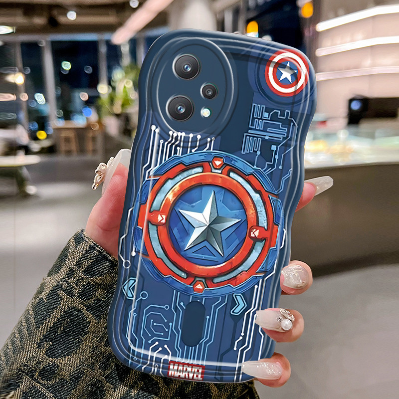 HPเคสโทรศัพท์สําหรับRealme 9 4G 9 Pro Plus 9i 9 5G 9 Pro 5G V25 5G Q5 5Gกรณีกัปตันอเมริกาเคสโทรศัพท์