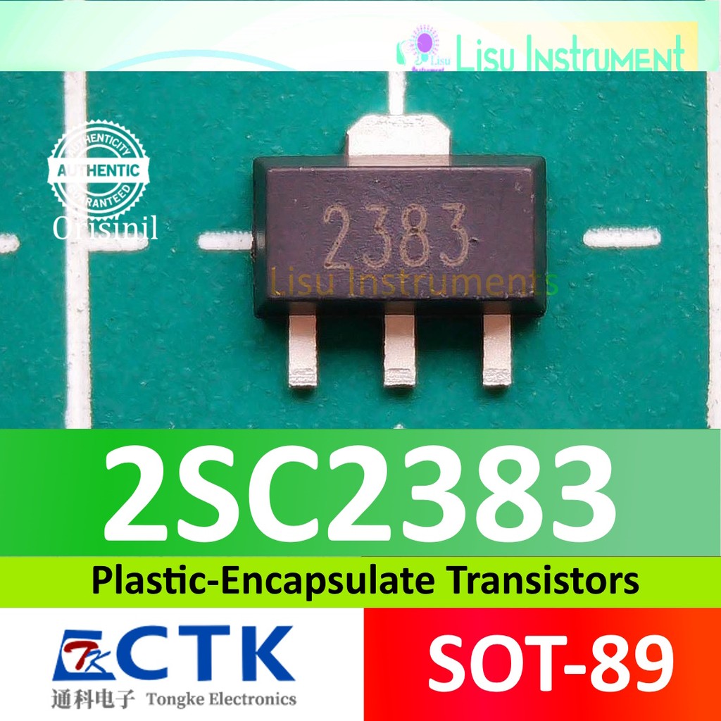 2SC2383 160V 1A ทรานซิสเตอร์ (NPN) 2383 SOT-89 CTK Electronics