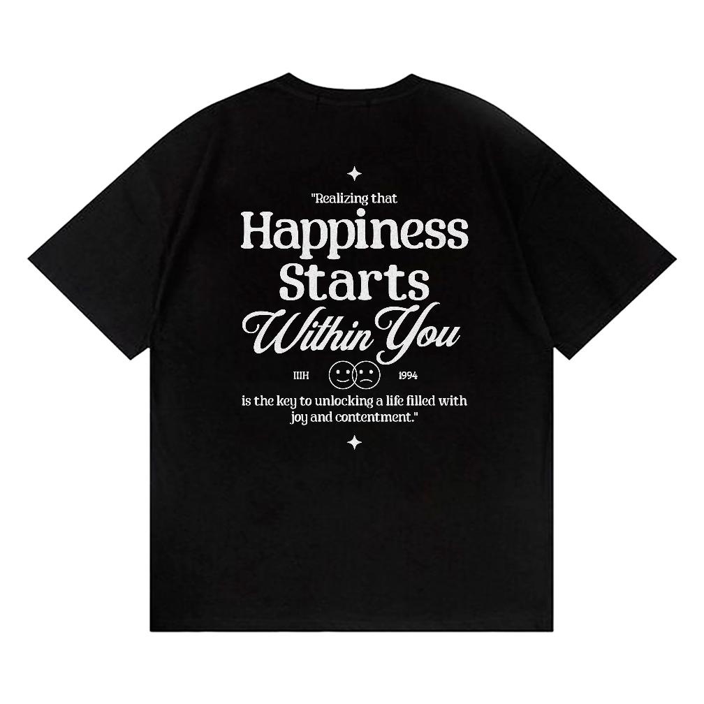 เสื้อยืด Hustler Happiness Black