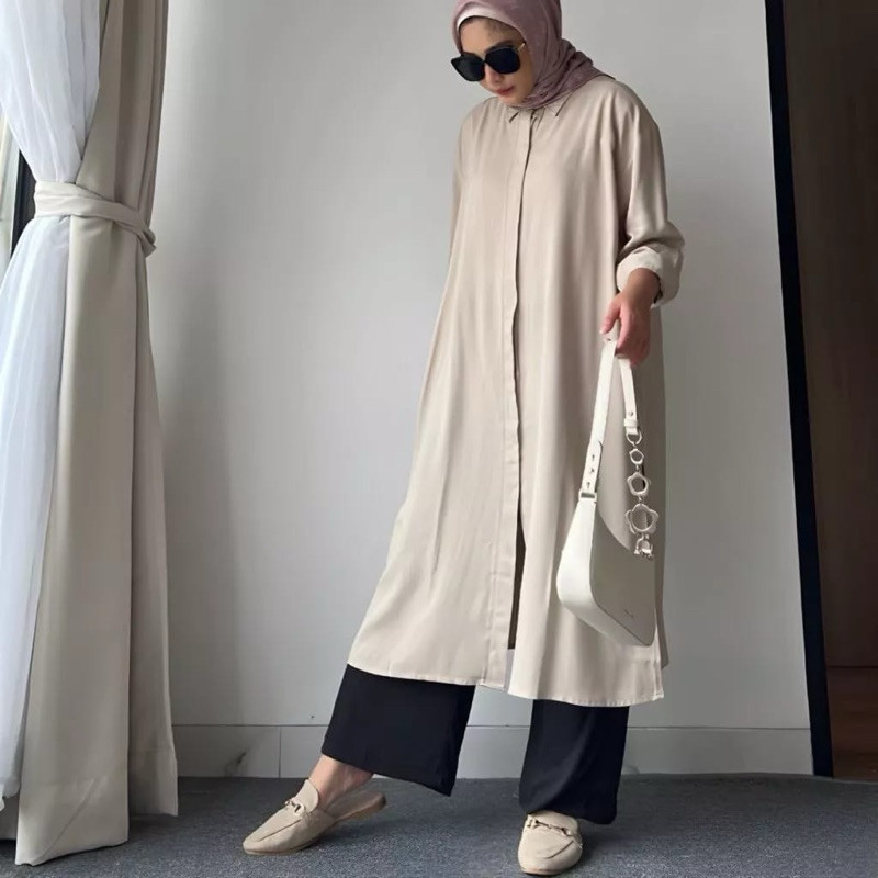 KEMEJA Bsju Tenix Cewe Kekoian Tuju ยาว Tuniik นําเข้า Baju Siarii วัยรุ่น Baju Tunic ผู้หญิงล่าสุด 