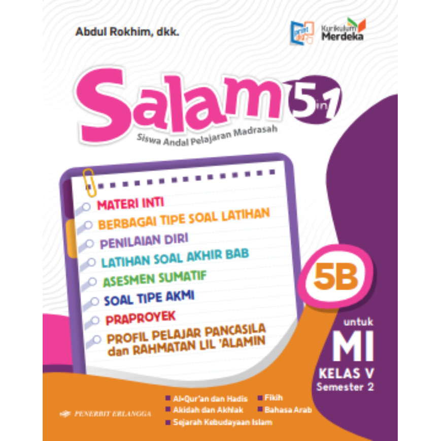 0092971320 - ใหม่และต้นฉบับ RALANGGA BOOK OF GREETINGS (ANDAL SYSTEMS OF MADRASAH) 5IN1 CLASS 5B IND