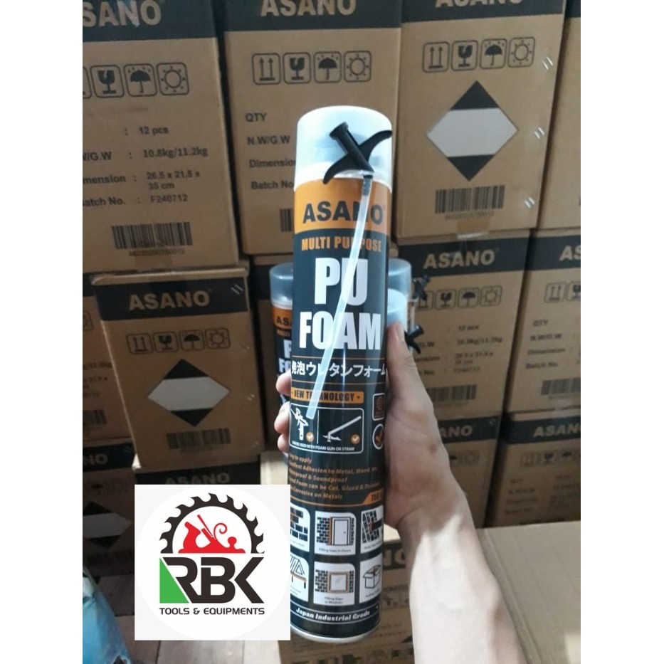 สเปรย์โฟม ASANO Polyurethane Foam / Sealant Foam SPRAY PU Foam