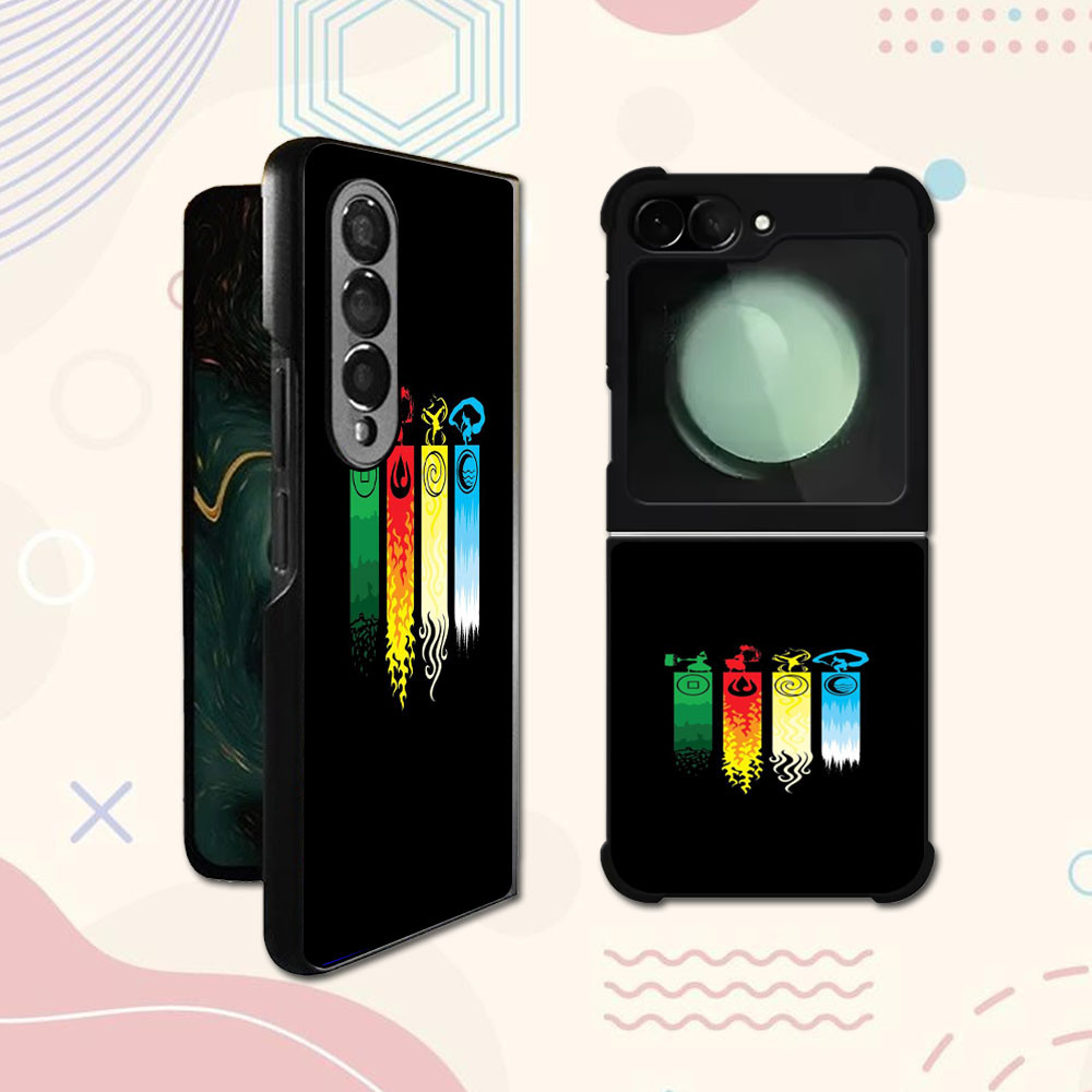Samsung Z Fold Flip Case 6 5 4 3 Custom Casing A55 A54 A53 A52 A51 A50 Hardcase 1s Avatar Element