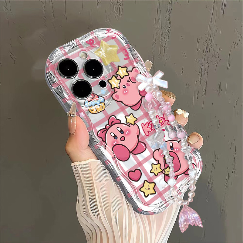 น่ารัก Kirby Star Lattice Casing Hp Samsung A54 A35 5G A55 5G A15 A25 5G A72 M13 5G A05Sa71 A13 4G A
