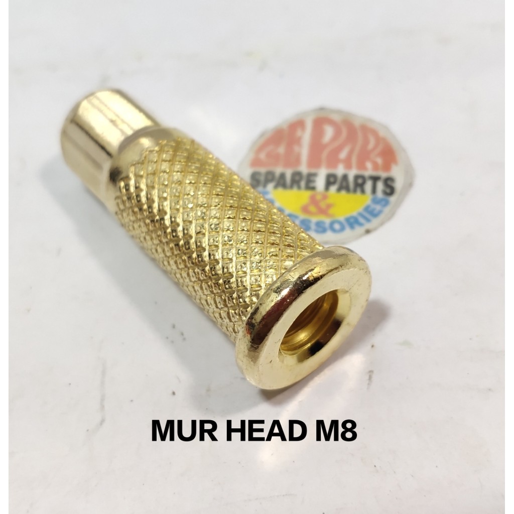 น็อตบล็อกกระบอกสูง M8 K12 Gold RX TRS GP F1 F1ZR Limited Item Rare Item Classic Motorcycle อะไหล่