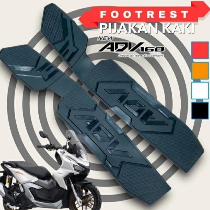 ADV 160 พรมพักเท้า Honda New ADV 160 พรมวัสดุยางหนา