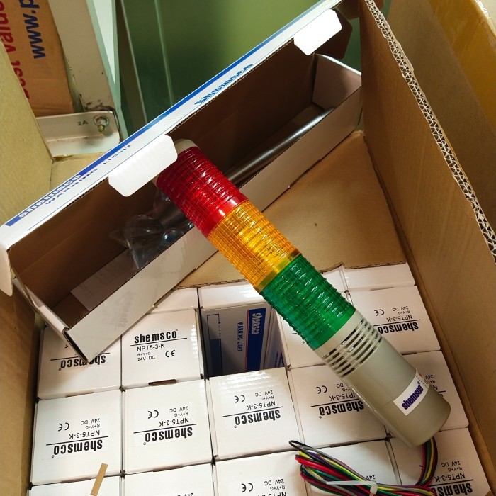 ไฟทาวเวอร์ 3 ไฟ 24 Vdc Steady Buzzer