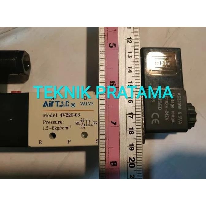 โซลินอยด์วาล์ว 4V230 08 / 4V230-08 Airtac Dc 24