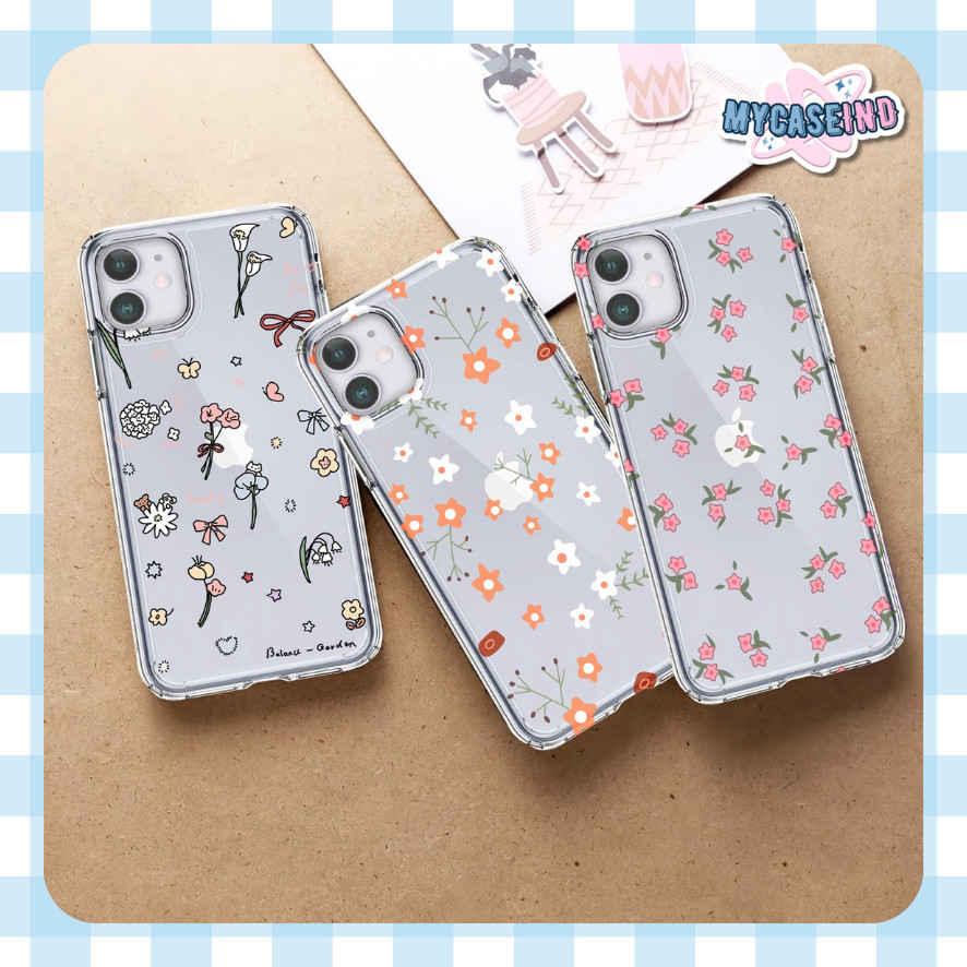 Bloom Series พิมพ์ anticrack สําหรับ oppo a3s a1k f9 a5s a7 a12 reno 3 2f f11 pro 4f 5f 6 7z 4 5 a9 