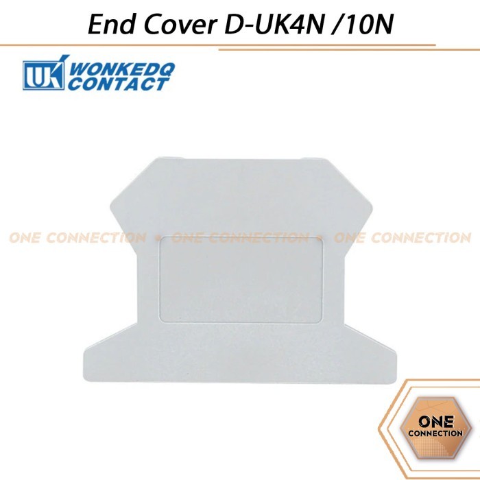 End Plate End Cover Terminal Block Terminal UK3N to UK10N