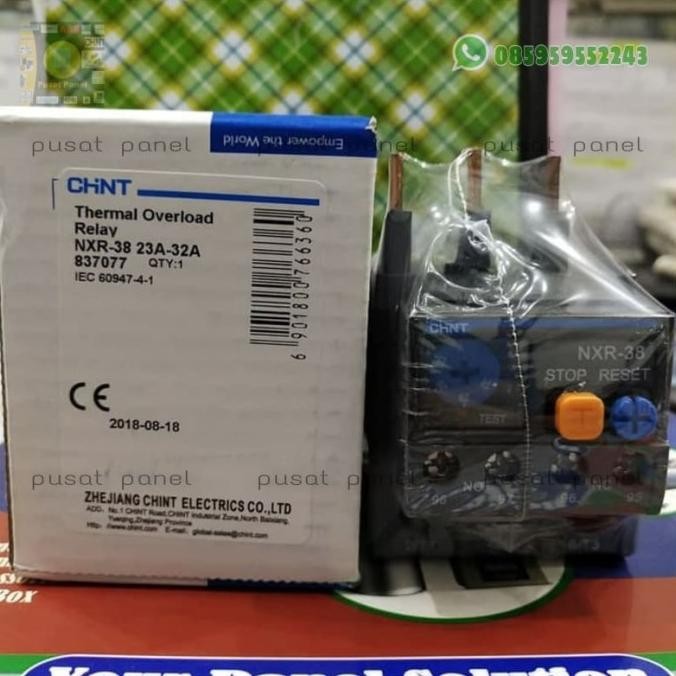 Thermal Overload Relay Chint Nxr-38 nxr38