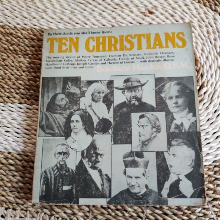 CHRISTIAN TEN - BONIFACE HANKEY Original English Preloved