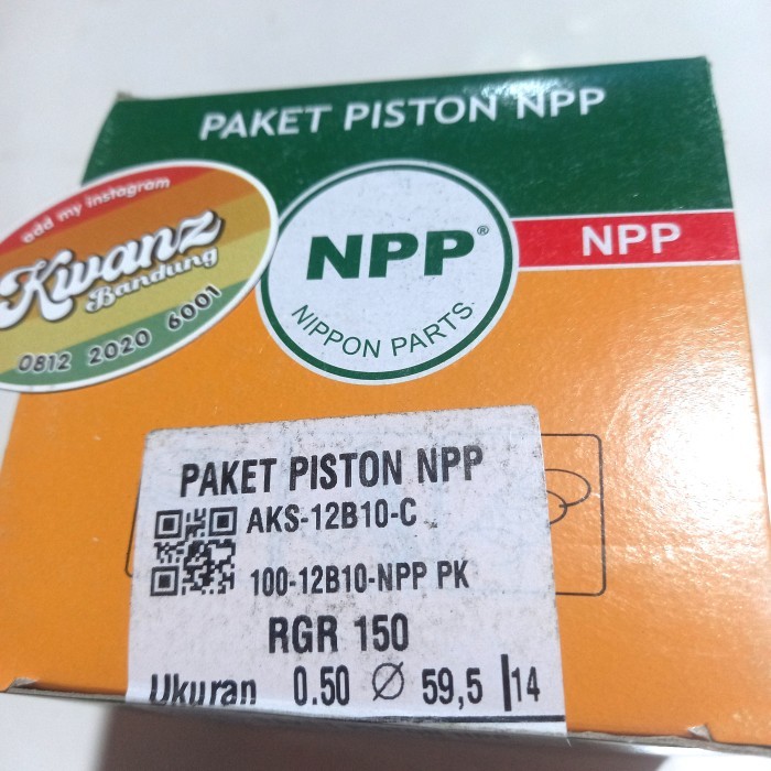 Seher Kit Os 0.50 Rgr150 Npp Seher Os 0.50 Rgr150 ลูกสูบ Rgr150 ชุดลูกสูบ Rgr150 Seher Rgr150 Seher 