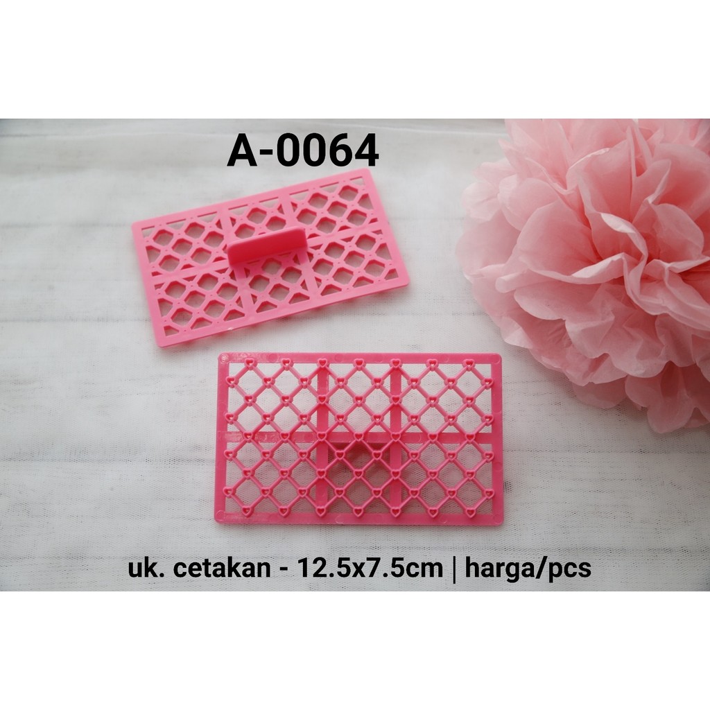 A-0064 Embosser fondant แสตมป์ motif fondant เค้กคัพเค้กคุกกี้แม่พิมพ์ (BUTTER)