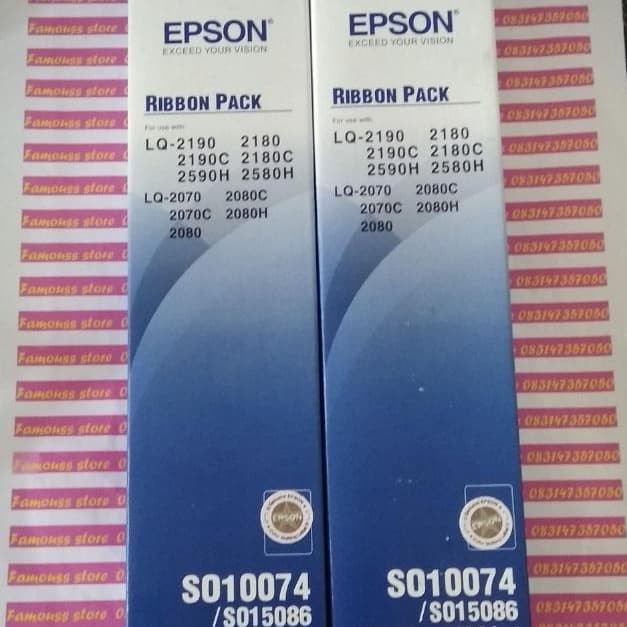 Epson Ribbon Pack Lq2170 Lq2180 Lq2190 Epson Ribbon Lq2180 Lq2190 Lq2179