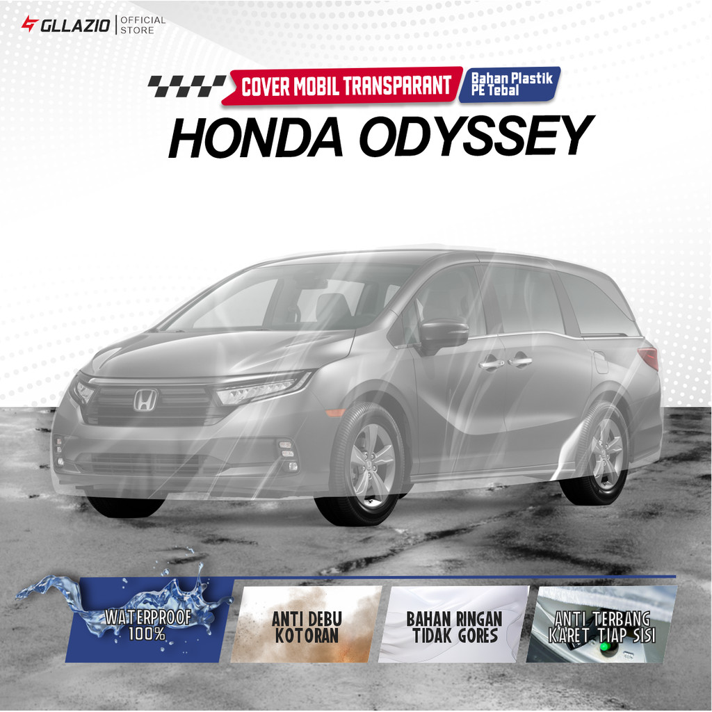 ฝาครอบตัวถังรถ Honda Odyssey โปร่งใส / ผ้าคลุมรถพลาสติก Odyssey / Honda Odyssey RA1-RA5 RA6-RA9 RB1-