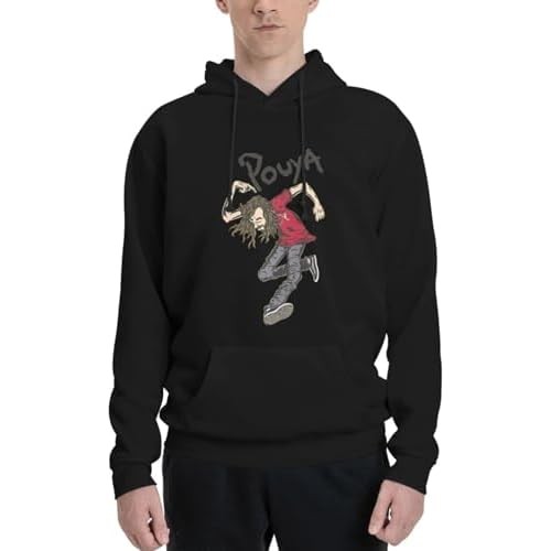 Hoodiei Pouyas แฟชั่นผู้ชายส่วนบุคคลเสื้อสวมหัวพิมพ์หรูหราชั้น Hoodie|QW36P6AU|