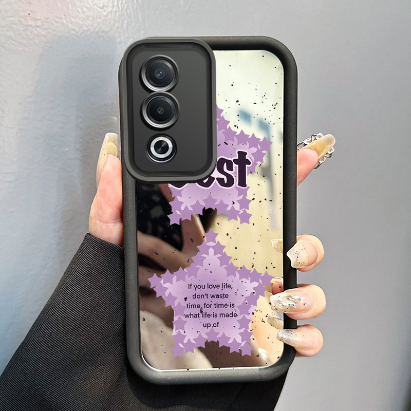 MERAHปลอกHp Untuk OPPO A3 Pro 5G A80 5G A3 4G A3 5G A3X 4G A3x 5GกรณีปลอกSoftcaseสีชมพูStar HP Kesin
