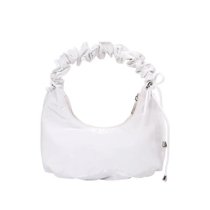 OHSOME Nomie Nomie กระเป๋าสะพายกลิตเตอร์ Cloud สีขาวหนังสีชมพู OHSOME กระเป๋าผู้หญิง