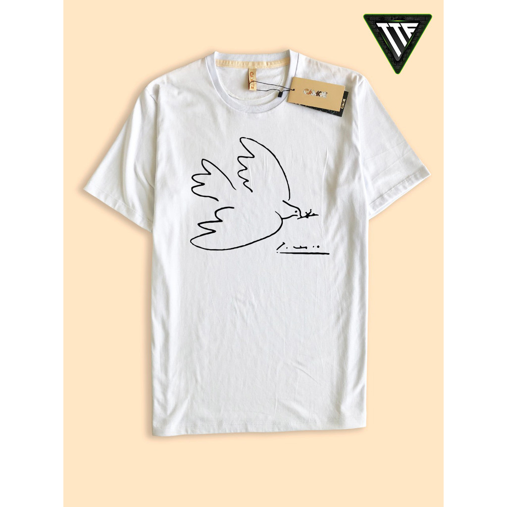 เสื้อยืด Pablo Picasso นกเขาสันติภาพ Uni