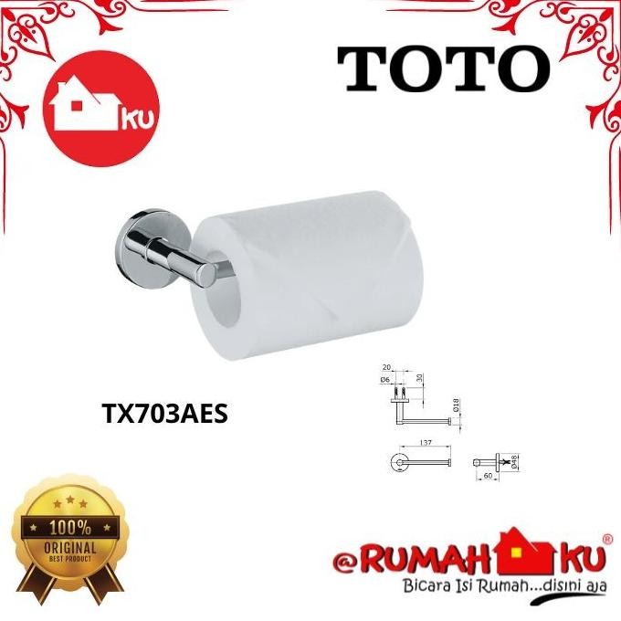 TOTO TX703AES TISSUE HOLDER (PUPPER HOLDER) ไม่ใช่