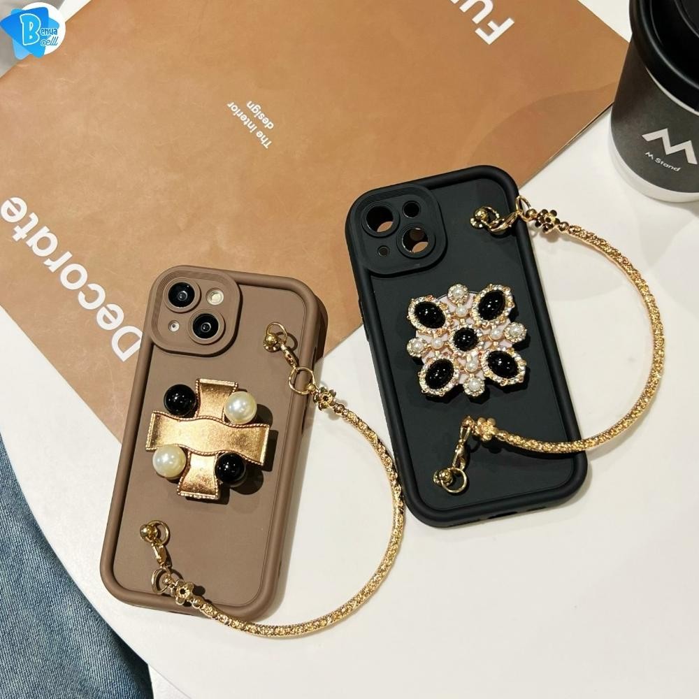 RH-1823 GC81 SOFTCASE SILICONE CASE CASING SHOKPROOF 3D GOLD POPSOCKET กระเป๋ารุ่นสําหรับ INFINIX SM