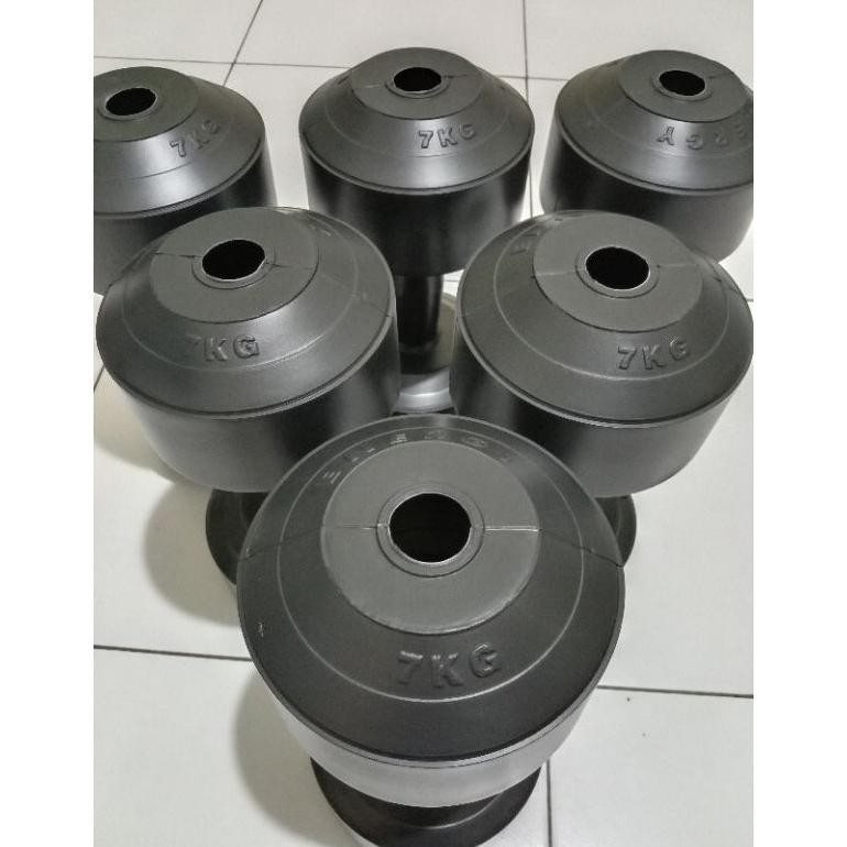 Dumbbell Barbell Cover 7Kg Empty Without Filling (ฟรีฝาปิด) Limited Edition