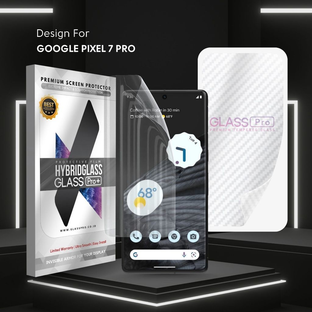 Hybrid Glass Premium Anti-Scratch Hydrogel Google Pixel 7 Pro Full Cover Screen Protector Glass Pro 